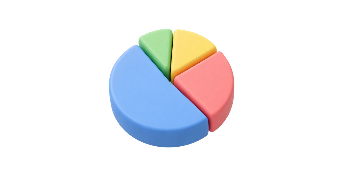 3D Pie Chart (Data Visualization) Clipart — Free Transparent PNG | InfyPNG