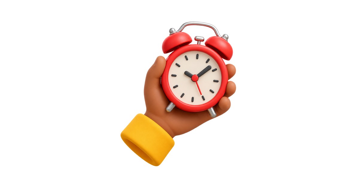 Hand Holding Alarm Clock Clipart — Free Transparent PNG | InfyPNG