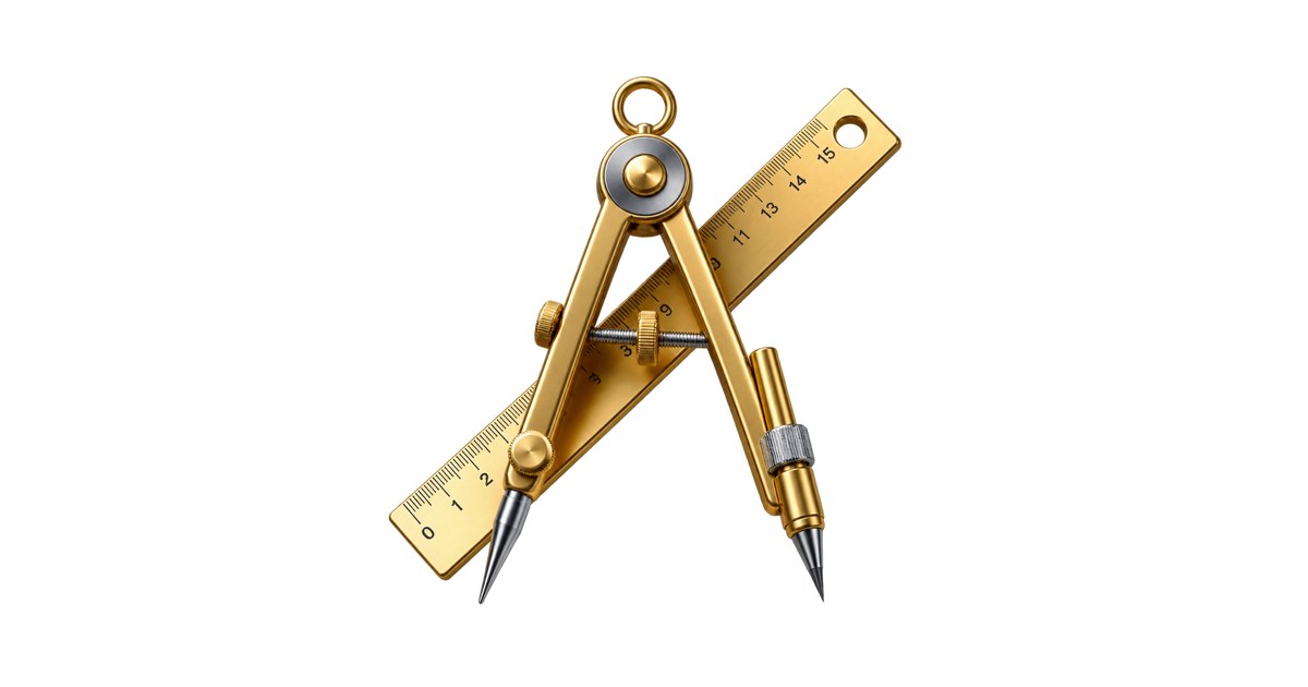 Gold Compass And Ruler Clipart — Free Transparent PNG | InfyPNG