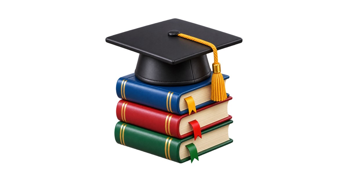 Graduation Cap On Books Clipart — Free Transparent PNG | InfyPNG