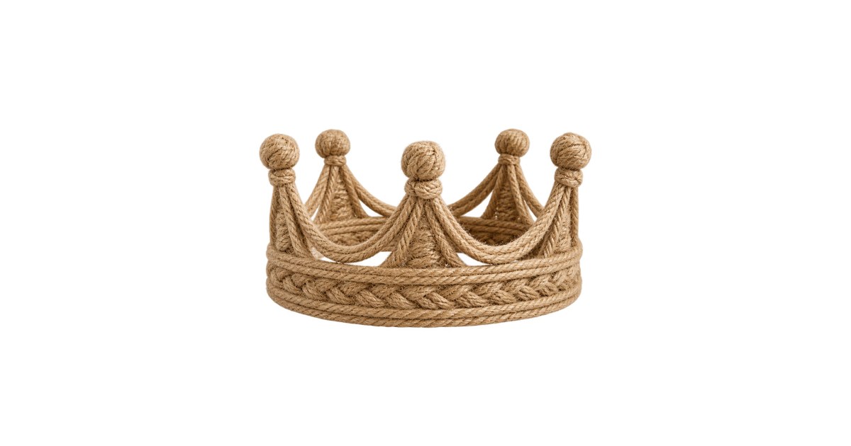 Jute Rope Crown (Baby Photo Prop) Clipart — Free Transparent PNG | InfyPNG