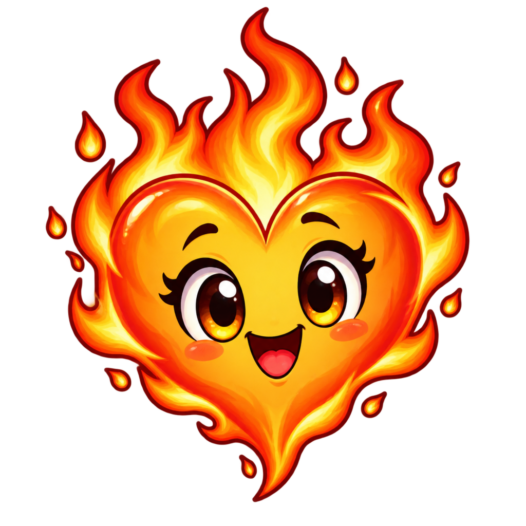 Kawaii Anatomical Heart Clipart — Free Transparent PNG | InfyPNG