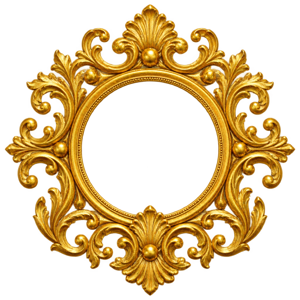 Round Gold Frame Clipart — Free Transparent PNG | InfyPNG