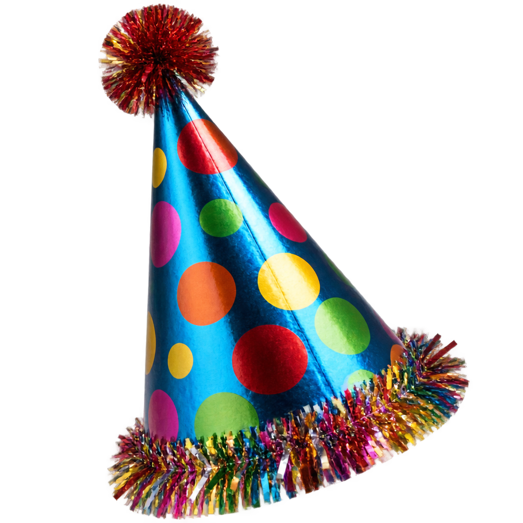 Gold Party Hat (Photo Booth Prop) Clipart — Free Transparent PNG | InfyPNG