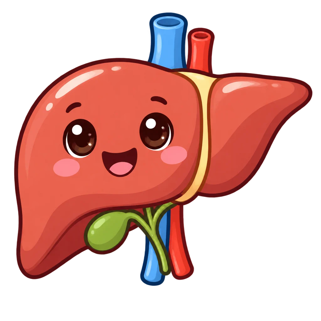 Cute Liver Cartoon Clipart — Free Transparent PNG | InfyPNG