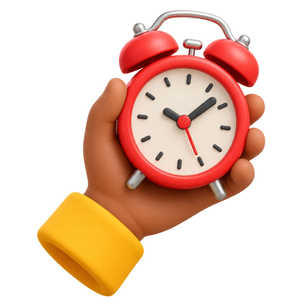 Hand Holding Alarm Clock Clipart — Free Transparent PNG | InfyPNG