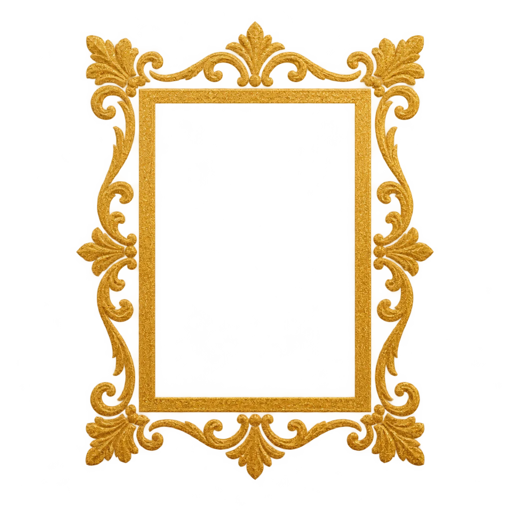 Ornate Gold Frame Clipart — Free Transparent PNG | InfyPNG