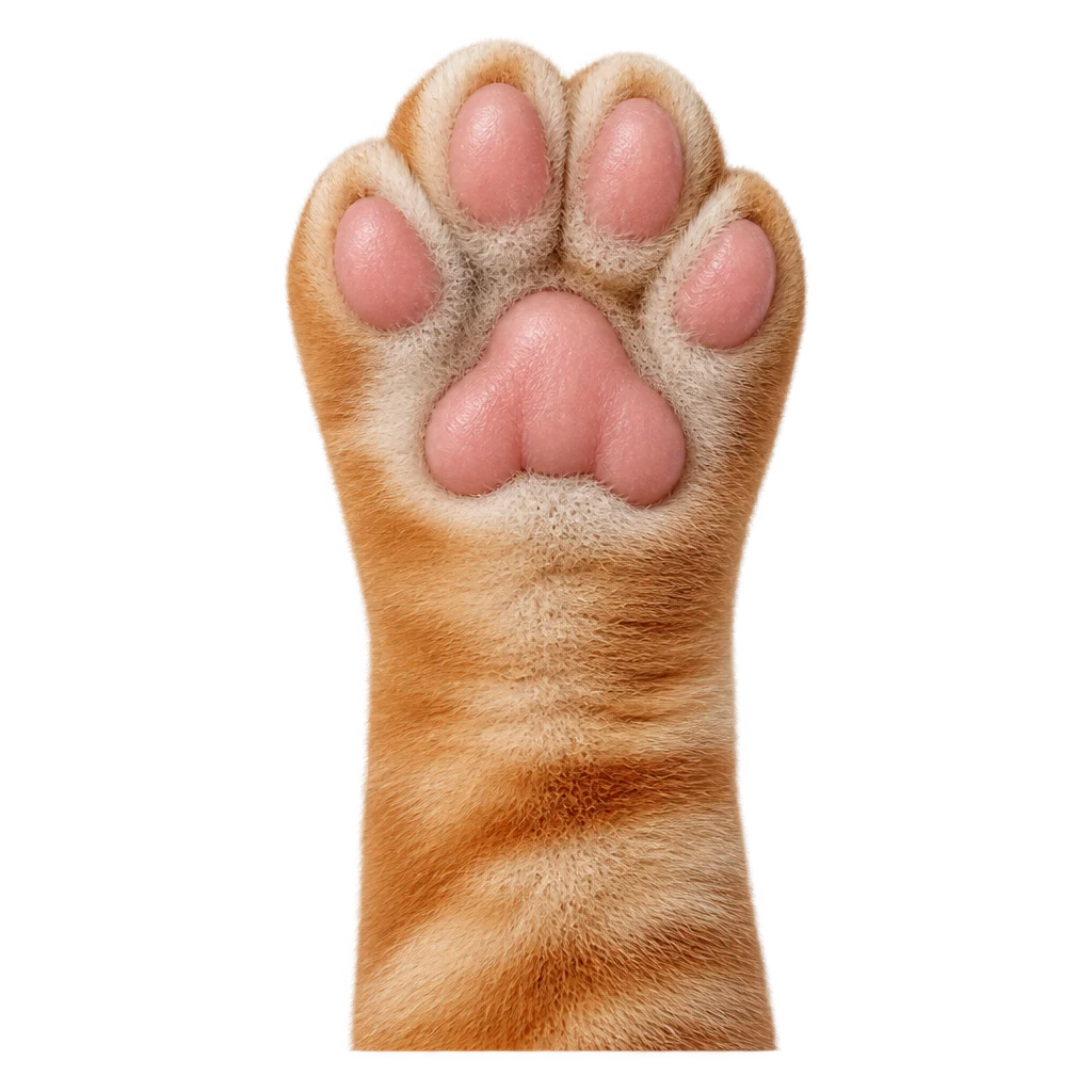 Ginger Cat Paw Clipart — Free Transparent PNG | InfyPNG