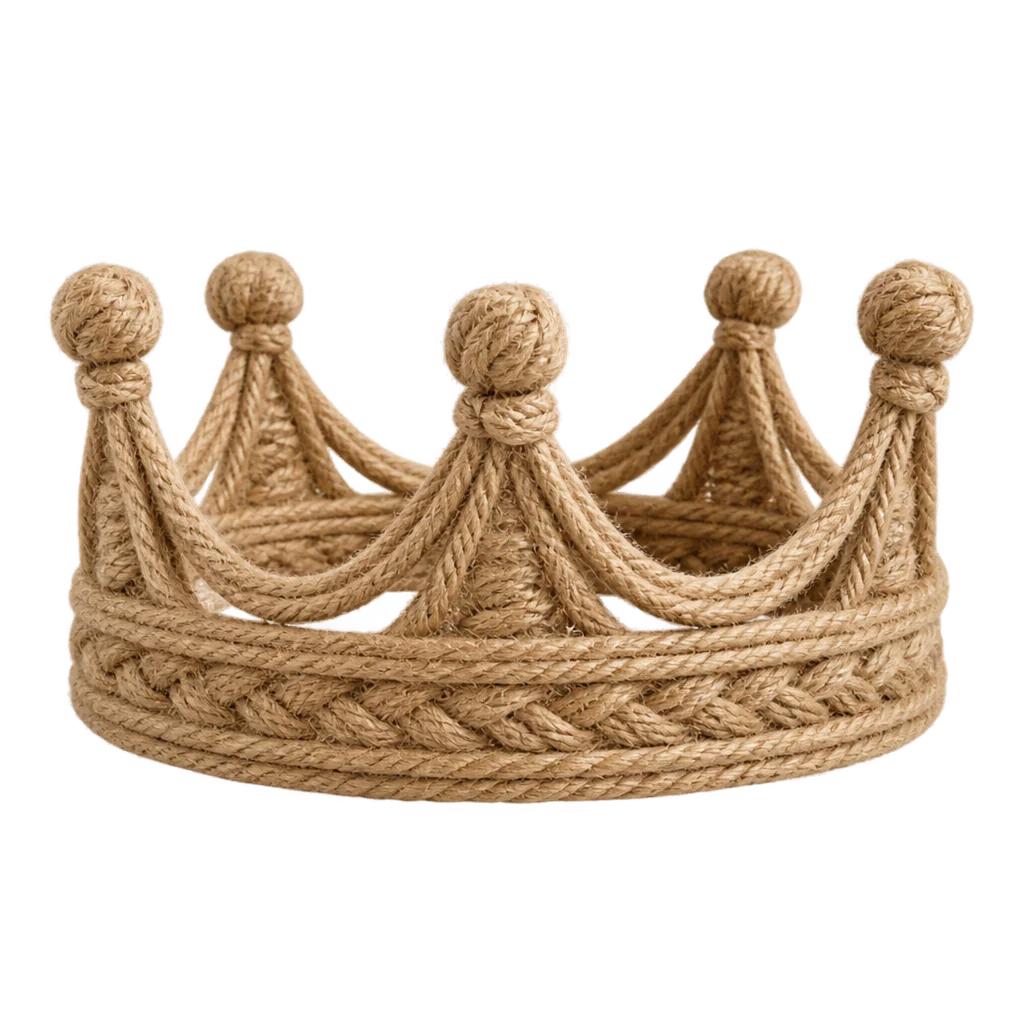 Jute Rope Crown (Baby Photo Prop) Clipart — Free Transparent PNG | InfyPNG