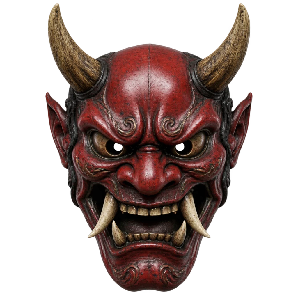 Red Oni Mask Clipart — Free Transparent PNG | InfyPNG